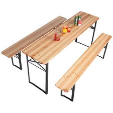 <br /> <br />this folding card table is the perfect size for card and board games to get the family involved or to host game night. Topb000800 Topbuy 70 3 Piece Folding Beer Table Wooden Portable Picnic Seating Set