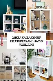 28 Ikea Kallax Shelf Decor Ideen Und Hacks Die Ihnen Gefallen Werden Regal Dekor Regal Dekorationen Bucherregal Wand
