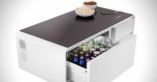 Epic Coffee Table That Chills Beer Charges Phones Plays Music Is On Sale Now Cool Coffee Tables Coffee Table Cooler Cool Tables