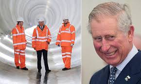 Prince Charles dons hard hat and high-viz for visiti into London's deepest  SEWER