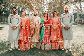 Family Group Photo Indian Wedding Outfits Indian Wedding Punjabi Wedding
