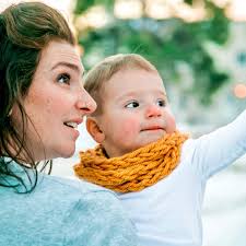 Handmade Knit Child Scarves