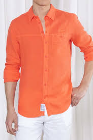 Chemise homme beige à carreaux orange modèle marlon parfaite assortie avec un jean pour une tenue chic et décontractée. Chemise Orange Homme Cheaper Than Retail Price Buy Clothing Accessories And Lifestyle Products For Women Men