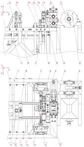 kinematic diagram of machine 1 main frame 2 unwind unit 3