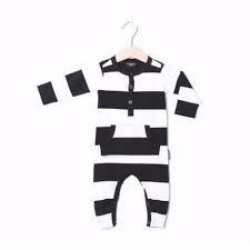Black And White Images For Babies To Look At Lucky No7 Baby Bandit One Piece Romper In Black And White Size 12 24mo Cute Baby Clothes Black White Baby Baby Boy Outfits