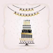 Check spelling or type a new query. Black And Golden Happy Birthday Decoration Banner And Cake Card On Pink Background Royalty Free Cliparts Vectors And Stock Illustration Image 88076464