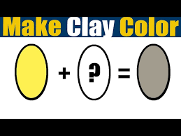 Color Mixing To Make Clay