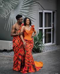 Kente hot sale bridesmaid dresses