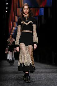 Black Boucle Knit Dress Featuring Open Knit Mesh Details In Metallic Gold Fashion Fashion Seasons Knit Dress