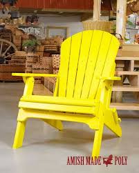 Folding Fan Back Amish All Weather Poly Adirondack Chair Amish Made Poly In 2020 Adirondack Chair Folding Adirondack Chairs Adirondack