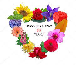 Scarica Fiore Buon Compleanno 50 Anni Foto Stock 105840980 Royalty Free Dalla Colle Buon Compleanno Immagini Di Buon Compleanno Auguri Di Compleanno Divertenti