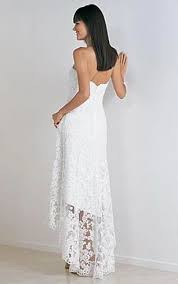 Strapless Es Wedding Sheath Gorgeous Lace Gown Vow Renewal Dress Casual Wedding Dress Wedding Dresses Lace