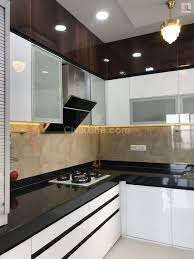 l shape modular kitchen white acrylic kitchen interior design modern kitchen furniture design l shaped modular kitchen