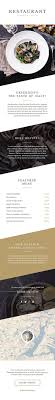 Template 57923 Restaurant Cafe Responsive Newsletter Template Email Design Inspiration Email Design Restaurant Website Design