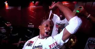 In 2011, heat star chris bosh broke down and collapsed before making it to the locker room after the in 2012, chris bosh got the champagne celebration started by pouring a bottle all over himself. Celebrate Like Nobody S Watching Coub The Biggest Video Meme Platform