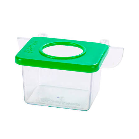 PASSARO - COMEDOURO COM 1 FURO - PLASPET