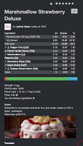 The main reasons why a vape juice lacks flavor is that you forgot to add concentrate, or you did not add enough. Marshmallow Strawberry Deluxe Josh Vapes Vaping Underground Forums An Ecig And Vaping Forum