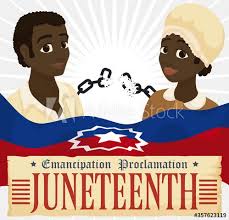 African American Black American Flag Vector Happy African American Couple Over Flag And Scroll Celebrating Juneteenth Vector Illustration In 2020 African American Couples African American Vector Illustration