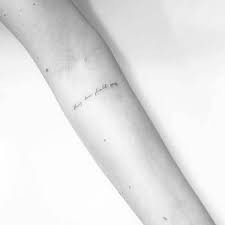 Dandelion and flying birds shoulder to back tattoo. This Too Shall Pass Tattoo On The Inner Forearm