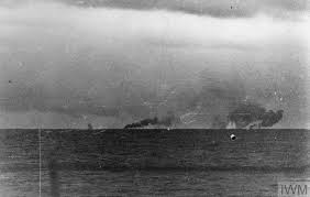24, 1941: bismarck sinks hood
