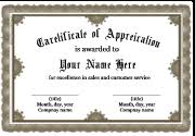 Free Certificate Templates For Word