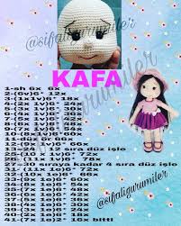 Goruntunun Olasi Icerigi 1 Kisi Amigurumi Oyuncak Bebek Oyuncak Bebek Saci Zikzak