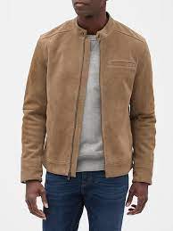Suede Leather Jacket Banana Republic Factory Suede Jacket Men Cool Outfits For Men Mens Outfits