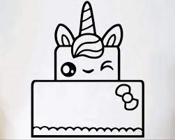 Learn how to draw a sweet, magical unicorn cake step by step easy. How To Draw A Unicorn Cake Step By Step Drawing For Kids