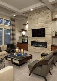 Amazing Feature Wall Ideas Living Room With Fireplace And Stone Feature Walls Living Room Design Inspiration Contemporary Fireplace Designs Living Room Remodel