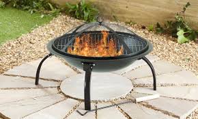 Should i buy a fire pit? Up To 57 Off Large Folding Fire Pit With Optional Marshmallow Kit Groupon