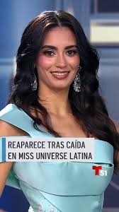 La candidata cubana Laura Pérez asistió a la final de Miss Universe Latina  tras sufrir una caída en la semifinal., La concursante de 26 años logró  posicionarse entre las 5 finalistas., ...