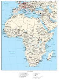 Because of the top quality you can resize any map without any loss of quality. Africa Map With Countries Cities And Roads