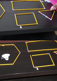 Building Shapes With Pencils Craft To Art Shapes Preschool Shapes Activities Build Math Centers