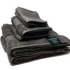 By clicking remember me, you are letting ralph lauren use the activity in your session to personalize your experience on our site. Lauren By Ralph Lauren Greenwich Pebble Dark Gray Towel Set 2 Bath Towels 2 Hand Towels And 2 Wash Cloths Towels Amazon Com Au