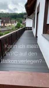 Ob Als Terrasse Oder Auf Den Balkon Wpc Terrassendielen Konnen Sie Auch Auf Dem Balkon Verlegen Terrassendielen Wpc Terrassendielen Terrassen Treppe