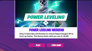 fortnite power level event get supercharged xp all weekend