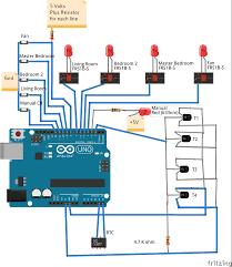 Wiring diagram for a bathroom fan. Home Automation Fan Control With Arduino