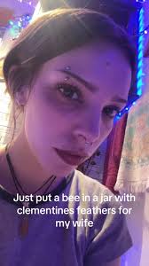 Please Draw The Bee in A Jar with A Shadow Figure Unzipping