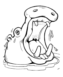 Happy Hippo Wild Animal Coloring Pages Hippopotamus Coloring Page And Kids Activity Sheet Animal Coloring Pages Animal Coloring Books Animals Wild