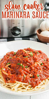 Homemade Marinara In 2020 Pasta Sauce Homemade Slow Cooker Spaghetti Sauce Homemade Spaghetti Sauce