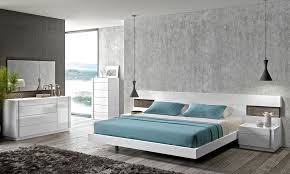 Explore a wide selection of modern and contemporary bedroom sets. J M Armora Modern Bedroom Set In White Lacquer Finish
