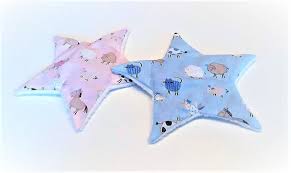 Kuschel Kirschkernkissen In Sternform Warmekissen Coolpack Etsy Baby Onesies Baby Kids