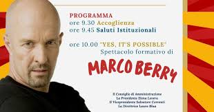 Con la Scuola Edile lo spettacolo formativo con Marco Berry