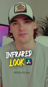 Trippy infrared look #colorgrading #davinciresolve #videoediting #tutorial  #colorgradingtips #fyp