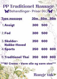 Massage. PP Traditionel massage af thai.