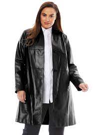Leather Swing Coat Women S Plus Size Clothing Swing Coats Coat Ladies Of London