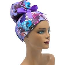 Emma High Bun Scrub Cap, Emma Scrub Cap, Ponytail Scrub Caps, Scrub Cap for  Women, Surgical Cap, Nurse Scrub Cap, Bun Scrub Cap,