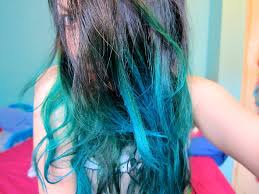 I have seen so many videos of people doing this and wanted to give it a try mysel. Dark Brown Hair Dip Dyed Blue Hair Color Highlighting And Coloring 2016 2017