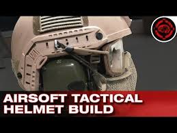 While face shields operate to protect you from hazards helmet for head protection effective face shield earmuffs for ear protection light and comfortable. Building A Tactical Airsoft Helmet System Goggles Mesh Ear Protection Helmet Youtube