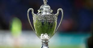 Photo Coupe de France de football. Avant le tirage au sort du 4e tour ...